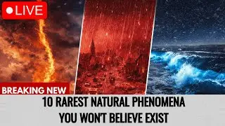 10 RAREST Natural Phenomena You Won't Believe Exist | Fire Tornado, Blood Rain & More