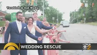 After couple's limo breaks down on way to wedding, Moon Township police step in