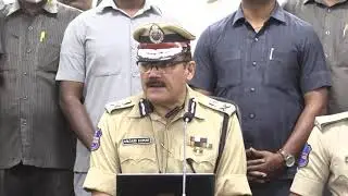 HYD CITY POLICE/FIRST QUARTERLY CRIME REVIEW/ANJANI KUMAR IPS CP HYD TELUGU SPEECH/HYDERABADPOLICE