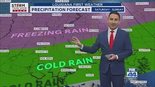 Tuesday night forecast: Freezing rain possible this weekend
