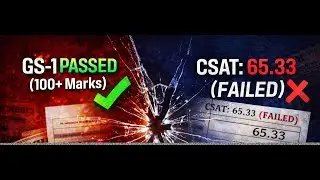 Stop Ignoring CSAT! 🛑 How 66.67 Marks are Killing GS Dreams #csat #csatlab #upsc #viral #taseen