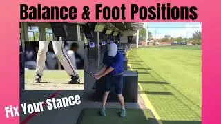 How to Fix Your Stance and Balance in the Golf Swing.