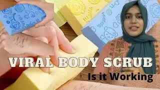 Viral Korean Body Scrub Sponge Review | Is it Working | Malayalam