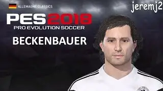 F. BECKENBAUER Face + stats edit  PES (Allemagne classics)