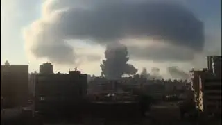 Shockwave from bomb Explosion