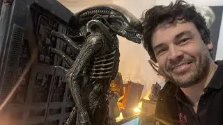 Live Unboxing Alien Big Chap Museum Art, Prime 1, scale 1:3, wall