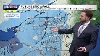 Calm conditions through midday Friday in Vermont, New York (02-05-26)