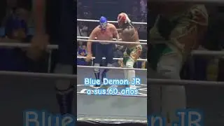 Blue Demon JR vs DTM Azul  #Luchas #Leyenda #luchalibremexicana