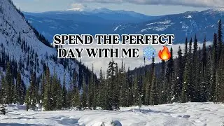 Perfect Winter Day in Canada ❄️ ASMR | Raw Sounds, No Talking, 4K