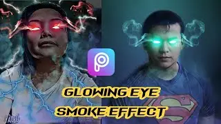 Glowing Eye  | Smoke Effect | Picsart Editing Tutorial | TAGALOG Version