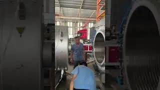PVC Pipe Extrusion Line #extrusionline #machine #factoryproducts #line #pipelining
