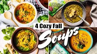 Autumn Comfort in a Bowl: 4 Cozy Fall Soup Recipes 🍲 🧡