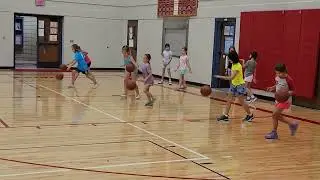 Tenley's first basketball practice - 11/8/22     3rd grade 