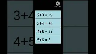 mathematics puzzle #puzzle #trending #maths #popular  #mathslove #braintest #shorts #youtubeshorts