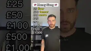 💰Money Slang from the UK 🇬🇧