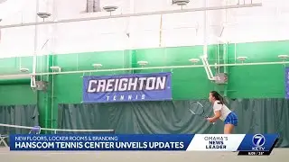 Creighton University and City of Omaha unveil updates to Hanscom Tennis Center