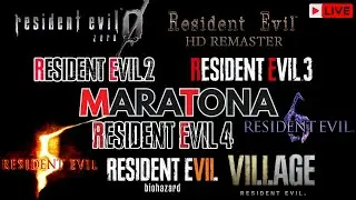 MARATONA RESIDENT EVIL - Do RE0 ao RE8 at&eacute; o REQUIEM | #residentevil, #maratonare, #survivalhorror