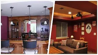 75 Basement With Black Walls And Red Walls Design Ideas #�31 You'Ll Love �