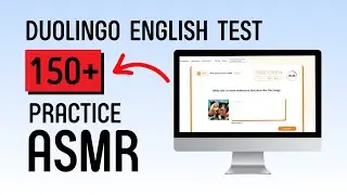 ASMR Duolingo English Test Practice Writing | Write about the Photo | DET Describe Image 1