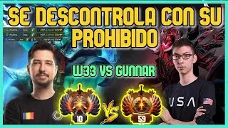 W33, GORGC VS GUNNAR, CR1T, SHACHLO - DOTA 2 RANKED EUROPA