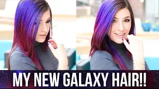 MY NEW GALAXY HAIR COLOR! || KELLI MARISSA