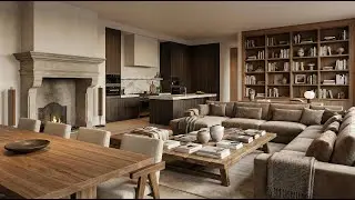 'The Serene Urban Retreat' Organic Modern Warm Minimalism Belgian Luxury #interior #KitchenDesign