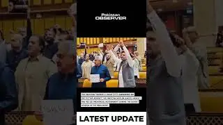 PTI Lawmaker Protest in Parliament During Budget Session | Clash with PML-N Govt | Pakistan Observer