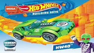Mega Construx Instructions | Hot Wheels | GYG32 | HW40