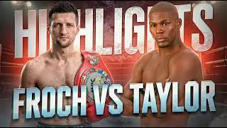 Brutal Fight! Carl Froch (UK) vs Jermaine Taylor (USA) | Boxing Highlights