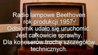 Radioodbiornik lampowy Beethoven