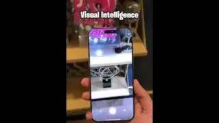 iOS 18.2 -  Visual Intelligence 😍Capture Button Image Search with Apple Intelligence #apple 🌈