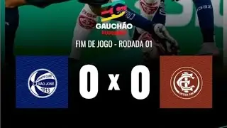 S&atilde;o Jos&eacute; 0x0 Inter Sm - Melhores momentos - 1&deg; Rodada Campeonato Ga&uacute;cho 2026.