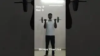 Biceps Exercise | #day9 #set3  #exercise #fitness #motivation