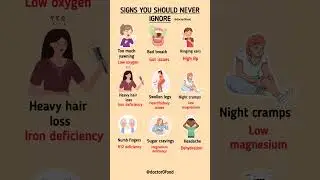 SIGNS You Should NEVER Ignore | Hidden Deficiencies & Health Warnings #healthylifestyle #healthtips