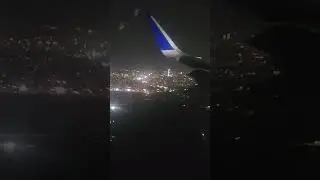 Night time landing at Pune Airport