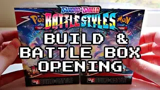 OPENING (2x) BATTLE STYLES PRERELEASE BUILD AND BATTLE  BOXES *NEW SET*