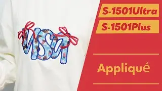 Smartstitch Embroidery Machine S-1501Ultra & S-1501Plus Learn Embroidery Applique Embroidery