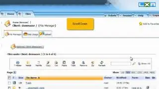 How to change file permissions via LxAdmin/Kloxo file manager (Flipper Host)