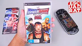 WWE SmackDown против RAW 2008 с геймплеем ECW PSP и распаковкой