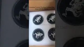 Amazing Custom Floating Center Caps from YOUR Photos!