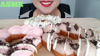 ASMR MOCHI DOUGHNUTS II SOFT CHEWY EATING SOUNDS