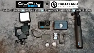 Hollyland Lark M2 Wireless Mic connect to GoPro camera | GoPro mic adapter v.s. GoPro Media Mod