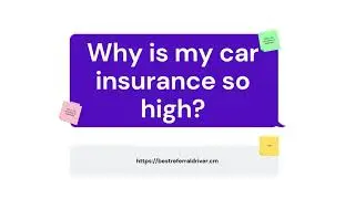 Why Is My Car Insurance So High?