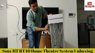 Quick Unboxing & Sound Test - Sony HT-RT40 Tall boy Soundbar Home Theatre System