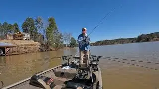 Long Line Crappie Trolling   Lake Jackson, Ga.