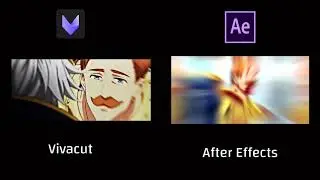 After Effects vs Vivacut pro // Escanor edit