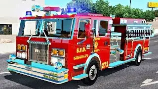 ПОЖАРНАЯ МАШИНА МУЛЬТИК ДЛЯ МАЛЬЧИКОВ (Fire Truck Simulator 2018) CARS FOR KIDS