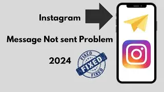 How to fix : Instagram message problem / Instagram message sending problem 2024