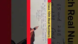 The HCF of 85 & 238 Is Expressible In The Form Of 85m-238 ,Find The Value Of m#realnumbers#class10th