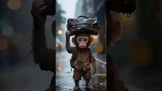 The Incredible Bravery of One Very Determined Monkey #shorts